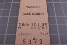 Kartonbillett Schweiz