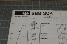 SBB grafischer Fahrplan 304
