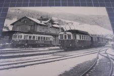 Appenzell Bahnhof mit Zügen
