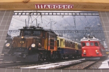 Chur mit RhB Krokodil und SBB Churchil 