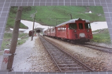 Bahnhof Muttbach mit Wartsaal und Zug