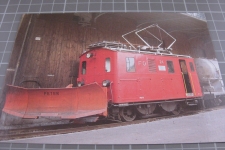 Bahnhof Göschenen mit Schneepflug