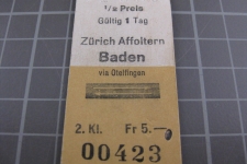 Kartonbillett Schweiz