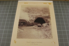 Tunnelportal Göschenen im Bau