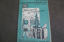 DB Taschenfahrplan Schwarzwald und Bodensee 1961/62 
