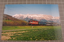 Sevelen mit SBB Zug