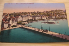 Luzern Seebecken mit Schiff 