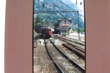 Wassen mit Regionalzug, ca 1995