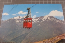 Saas-Fee mit Luftseilbahn 