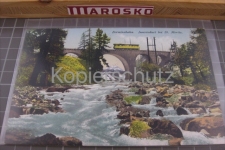 Berninabahn Innviaduct bei St. Moritz