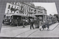 Genève Rue Pierre Fatio mit Tram