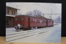 Bahnhof Le Brassus mit Zug