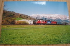 Sevelen mit SBB Zug