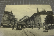 Fribourg les Places mit Tram