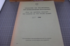 Verzeichnis des Rollmaterials der CH Privatbahnen 1966