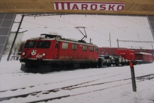 Güterzug in Samedan 2000