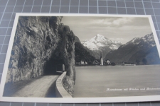 Bei Flüelen mit Dampfschiff  