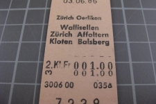 Kartonbillett Schweiz